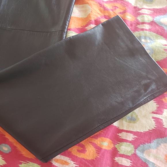 Black LEATHER pants!  Soft, gorgeous - Picture 11 of 15